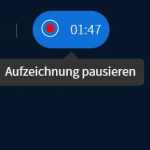 BigBlueButton Aufzeichnung Pausieren